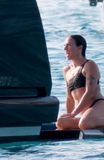 MELANIE CHISHOLM and Chris Dingwall at a Summer Holiday in Ibiza 08/28/2024