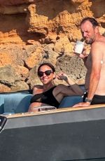 MELANIE CHISHOLM and Chris Dingwall at a Summer Holiday in Ibiza 08/28/2024
