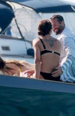 MELANIE CHISHOLM and Chris Dingwall at a Summer Holiday in Ibiza 08/28/2024