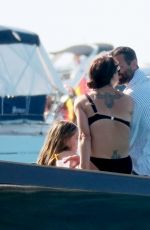 MELANIE CHISHOLM and Chris Dingwall at a Summer Holiday in Ibiza 08/28/2024
