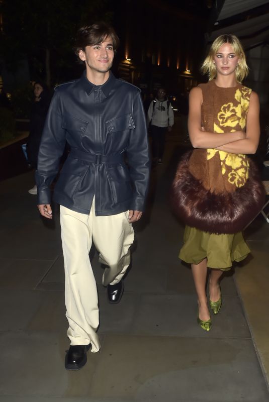 MIA REGAN Leaves a Vogue Event in London 09/15/2024