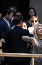 MICHELLE, SARA and IRINA BARROCAS Arrives at Dolce & Gabbana Show at Milan Fashion Week 09/21/2024