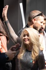 MICHELLE, SARA and IRINA BARROCAS Arrives at Dolce & Gabbana Show at Milan Fashion Week 09/21/2024