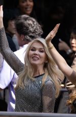 MICHELLE, SARA and IRINA BARROCAS Arrives at Dolce & Gabbana Show at Milan Fashion Week 09/21/2024