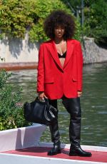 MIKAELA NEAZE SILVA Arrives at Hotel Excelsior at 81st Venice Film Festival 09/03/2024