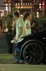 MILA KUNIS Night Out with Friends in Los Angeles 08/07/2024