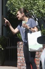 MILA KUNIS Shopping at Jayde