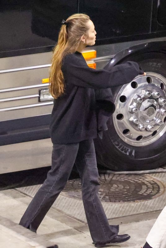 MILEY CYRUS Arrives at Future Islands Concert in Los Angeles 09/19/2024