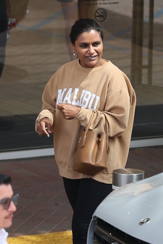 MINDY KALING Out Shopping at Neiman Marcus in Los Angeles 09/20/2024