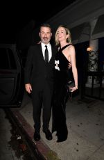 MOLLY MCNEARNY Leaves Horses Restaurant on Sunset Blvd in Hollywood 09/07/2024