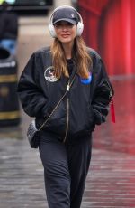 MYLEENE KLASS Arrives at Global Studios in London 09/27/2024
