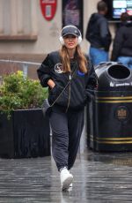 MYLEENE KLASS Arrives at Global Studios in London 09/27/2024