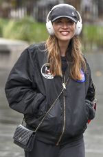 MYLEENE KLASS Arrives at Global Studios in London 09/27/2024