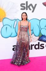 MYLEENE KLASS Arrives at Sky Arts Awards in London 09/17/2024