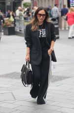 MYLEENE KLASS Leaves Smooth Radio Studio in London 09/07/2024