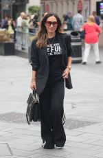 MYLEENE KLASS Leaves Smooth Radio Studio in London 09/07/2024