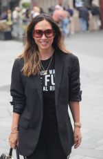 MYLEENE KLASS Leaves Smooth Radio Studio in London 09/07/2024