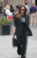 MYLEENE KLASS Leaves Smooth Radio Studio in London 09/07/2024
