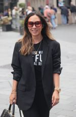 MYLEENE KLASS Leaves Smooth Radio Studio in London 09/07/2024