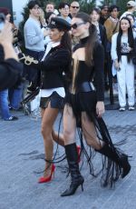 NADIA MEDVEDCHUK and VERONIKA MOLNAR Arrives at Tommy Hilfiger Fsahion Show in New York 09/08/2024
