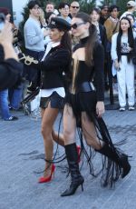 NADIA MEDVEDCHUK and VERONIKA MOLNAR Arrives at Tommy Hilfiger Fsahion Show in New York 09/08/2024