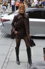 NADIE LEOPOLD Arrives at Alice + Olivia Fashion Show in New York 09/07/2024