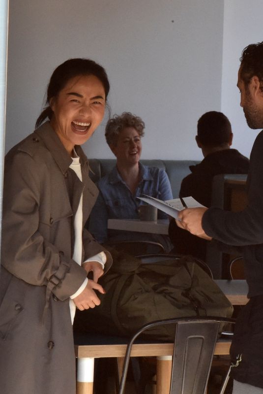 NANCY XU and Shayne Ward Take a Coffee Break in Wilmslow 09/17/2024