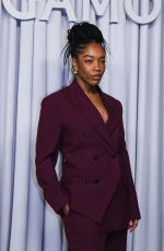 NAOMI ACKIE at Ferragamo Show at Milan Fashion Week 09/21/2024
