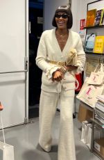 NAOMI CAMPBELL Arrives at Her Book Signing at Librairie 7L in St. Germain 09/27/2024