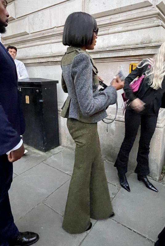 NAOMI CAMPBELL at 10 Downing Street to Mark 40 Years of London Fashion Week 09/16/2024