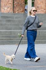 NAOMI WATTS Out with Her Dog along Hudson River Park in New York 09/08/2024