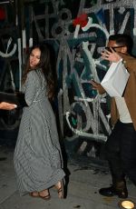 NASIM PEDRAD Leaves a Dinner with Friends at Craig