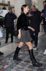 NATALIE PORTMAN Leaves Dior Show at Paris Fashion Week 09/24/2024