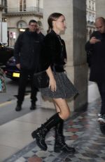 NATALIE PORTMAN Leaves Dior Show at Paris Fashion Week 09/24/2024