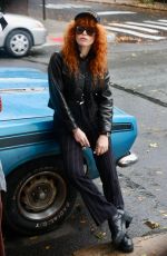 NATASHA LYONNE on the Set of Poker Face in New York 09/26/2024