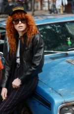NATASHA LYONNE on the Set of Poker Face in New York 09/26/2024