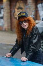 NATASHA LYONNE on the Set of Poker Face in New York 09/26/2024