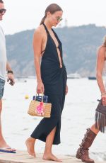NATASHA POLY and NIKKIE PLESSEN Arrives at Club 55 in Saint Tropez 08/31/2024