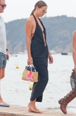 NATASHA POLY and NIKKIE PLESSEN Arrives at Club 55 in Saint Tropez 08/31/2024
