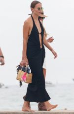 NATASHA POLY and NIKKIE PLESSEN Arrives at Club 55 in Saint Tropez 08/31/2024