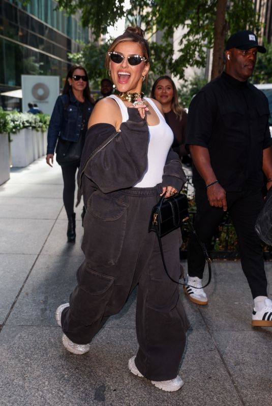 NELLY FURTADO Leaves Z100 Studios in New York 09/19/2024