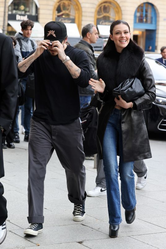 NICOLA PELTZ and Brooklyn Beckham Arrives at The Ritz in Paris 09/24/2024