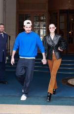 NICOLA PELTZ and Brooklyn Beckham Leaves Ritz Hotel in Paris 09/22/2024