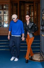 NICOLA PELTZ and Brooklyn Beckham Leaves Ritz Hotel in Paris 09/22/2024