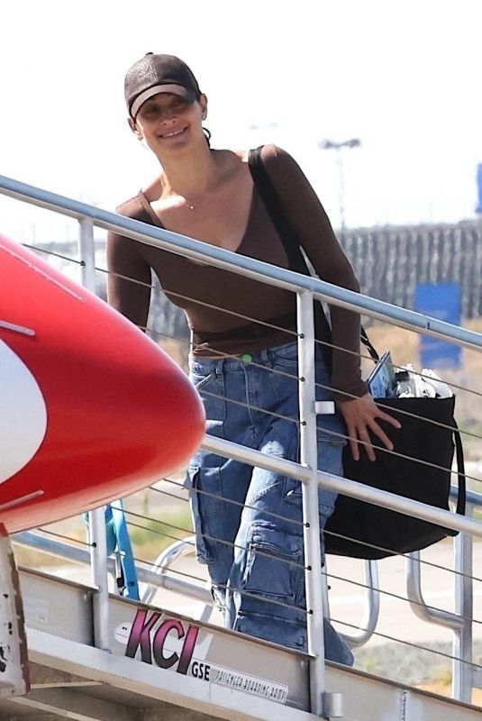 NIKKI BELLA Catches a Private Flight Out of Oakland 08/31/2024