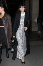 NINA DOBREV Night Out with Friends at Hotel Costes at Paris Fashion Week 09/28/2024