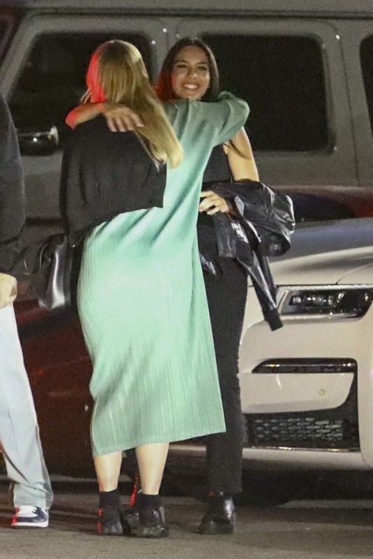 NOOR ALFALLAH Out for Dinner with Friends at Matsuisha Restaurant in West Hollywood 09/18/2024