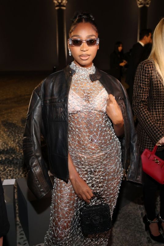 NORMANI at Versace Show at Milan Fashion Week 09/20/2024