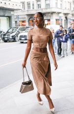 NORMANI KORDEI Arrives at Her Hotel at Milan 09/17/2024