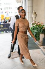 NORMANI KORDEI Arrives at Her Hotel at Milan 09/17/2024